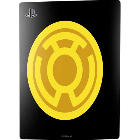 DC Comics Green Lantern Sinestro Emblem PS5 Digital Edition Console Skin