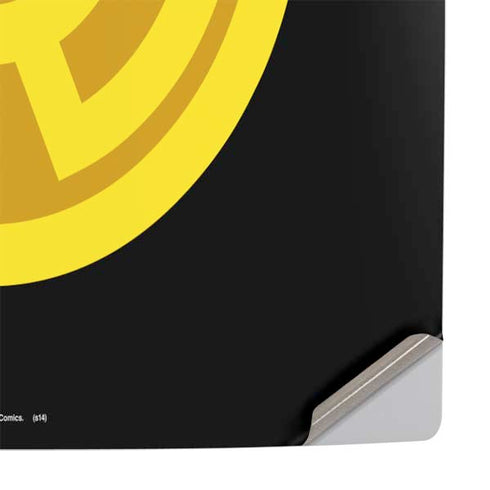 DC Comics Green Lantern Sinestro Emblem PS5 Slim Disk Console Skin