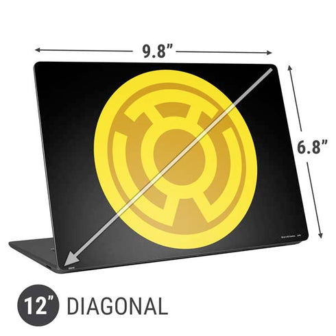 DC Comics Green Lantern Sinestro Emblem Universal Laptop 12in (9.8 x 6.8in) Skin