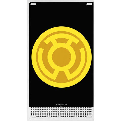 DC Comics Green Lantern Sinestro Emblem Xbox Series S Console Skin