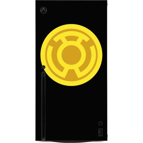 DC Comics Green Lantern Sinestro Emblem Xbox Series X Console Skin