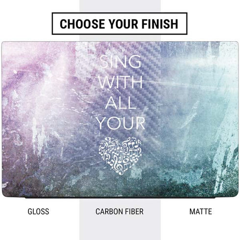 Sing With All Your Heart Dell Vostro Skin