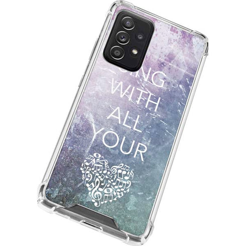 Sing With All Your Heart Galaxy A52 5G Clear Case