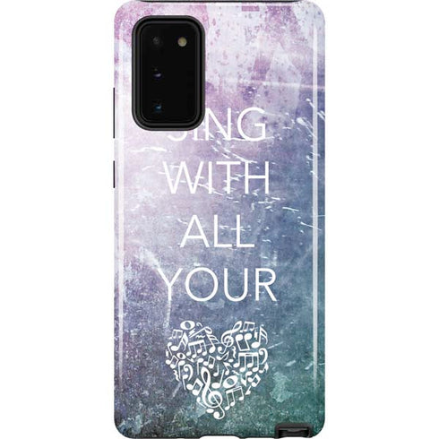 Sing With All Your Heart Galaxy Note20 5G Pro Case