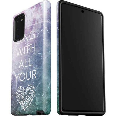 Sing With All Your Heart Galaxy Note20 5G Pro Case