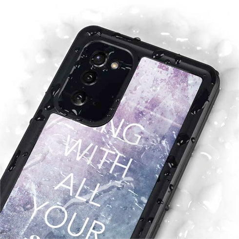Sing With All Your Heart Galaxy Note20 5G Waterproof Case