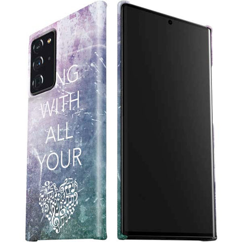 Sing With All Your Heart Galaxy Note20 Ultra 5G Lite Case