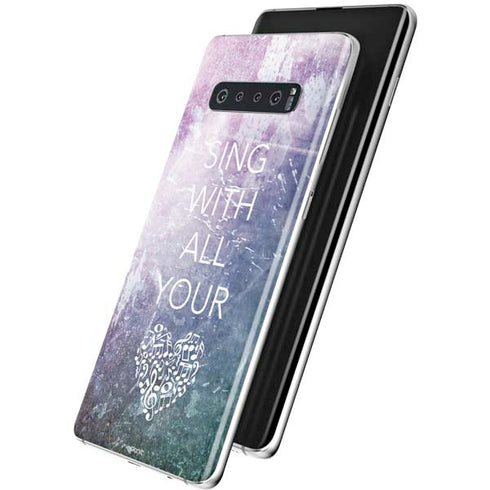 Sing With All Your Heart Galaxy S10 Skin