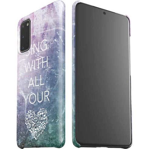 Sing With All Your Heart Galaxy S20 Lite Case