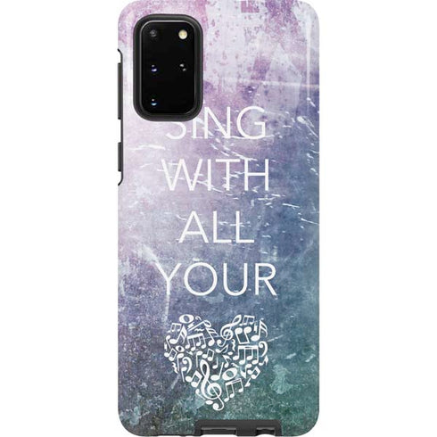 Sing With All Your Heart Galaxy S20 Plus Pro Case