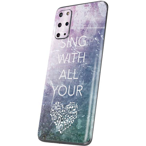 Sing With All Your Heart Galaxy S20 Plus Skin