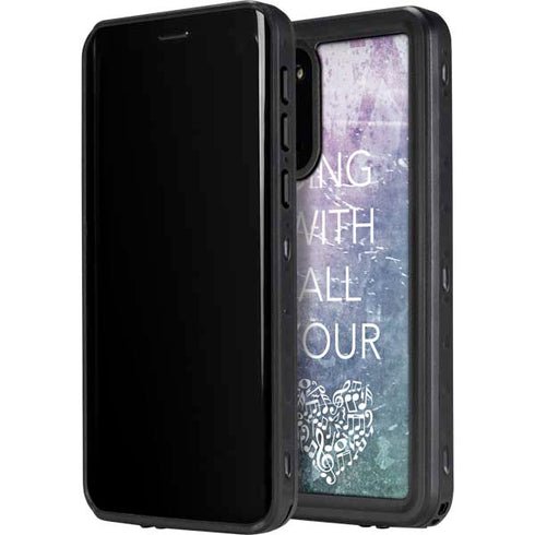 Sing With All Your Heart Galaxy S20 Plus Waterproof Case