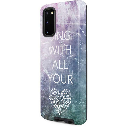 Sing With All Your Heart Galaxy S20 Pro Case