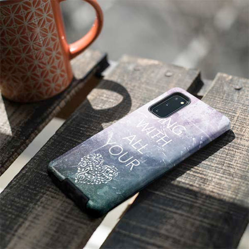 Sing With All Your Heart Galaxy S20 Pro Case