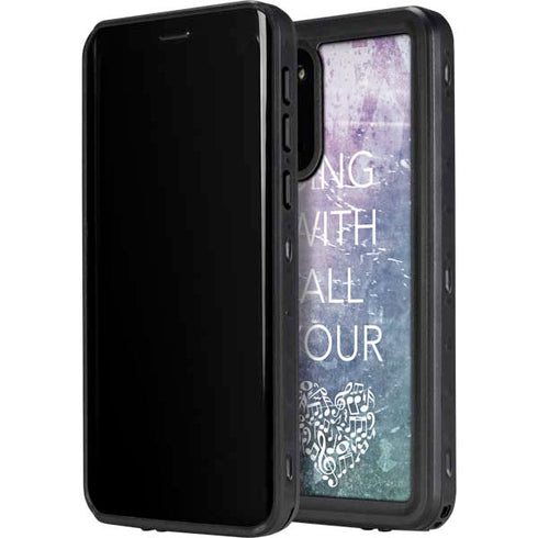 Sing With All Your Heart Galaxy S20 Waterproof Case