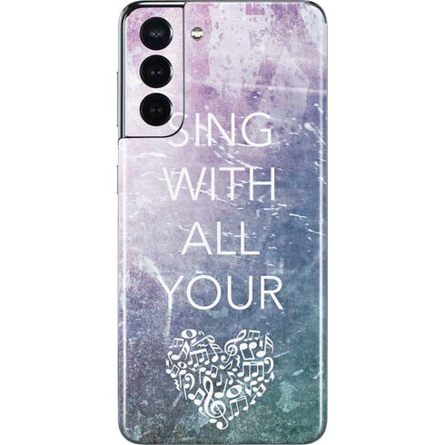 Sing With All Your Heart Galaxy S21 5G Skin