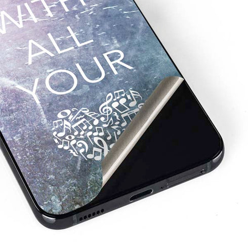 Sing With All Your Heart Galaxy S22 Skin