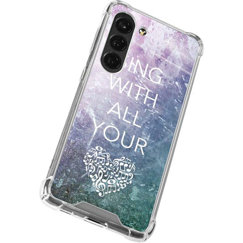 Sing With All Your Heart Galaxy S23 Clear Case