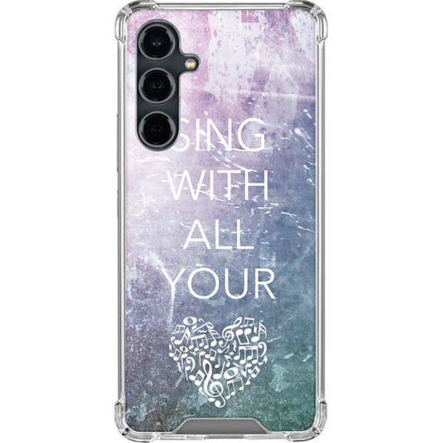 Sing With All Your Heart Galaxy S23 FE Clear Case