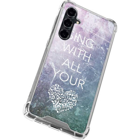 Sing With All Your Heart Galaxy S23 FE Clear Case