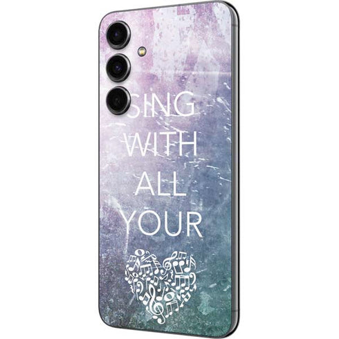 Sing With All Your Heart Galaxy S23 FE Skin