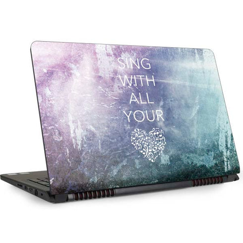 Sing With All Your Heart Dell Inspiron Skin