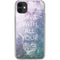 Sing With All Your Heart iPhone 11 Clear Case