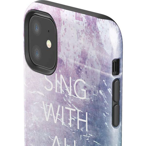 Sing With All Your Heart iPhone 11 Impact Case