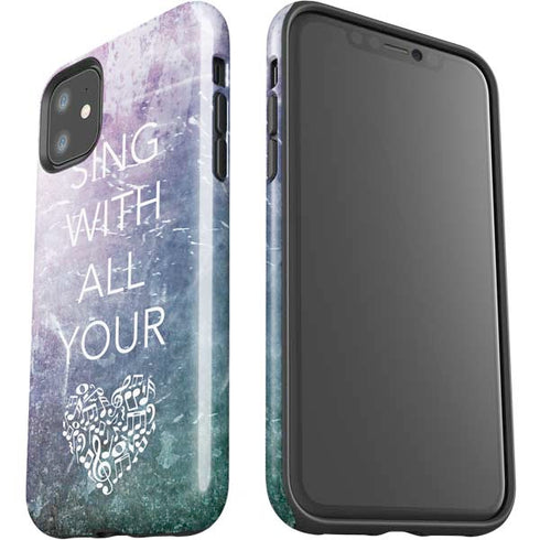 Sing With All Your Heart iPhone 11 Impact Case