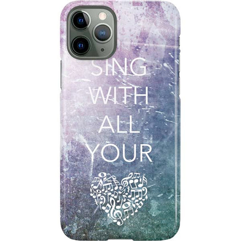 Sing With All Your Heart iPhone 11 Pro Lite Case