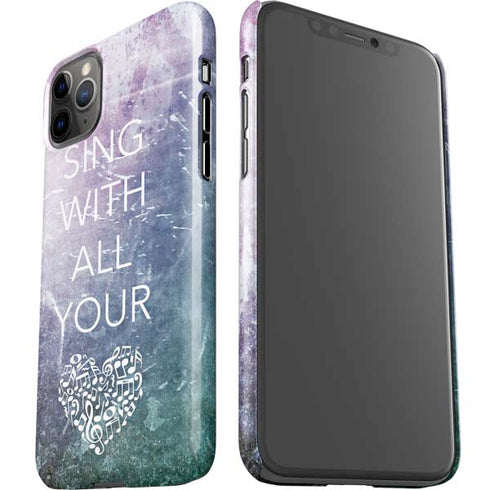 Sing With All Your Heart iPhone 11 Pro Max Lite Case