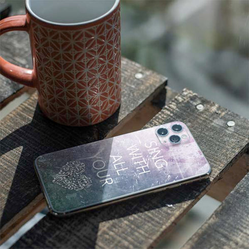 Sing With All Your Heart iPhone 11 Pro Max Skin