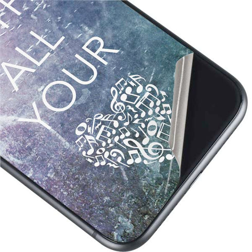 Sing With All Your Heart iPhone 11 Skin