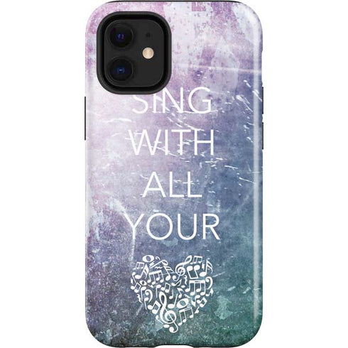 Sing With All Your Heart iPhone 12 Mini Impact Case