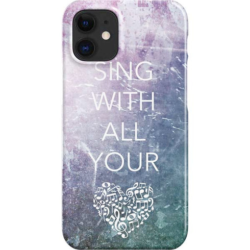 Sing With All Your Heart iPhone 12 Mini Lite Case