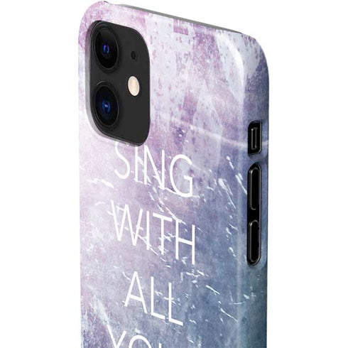 Sing With All Your Heart iPhone 12 Mini Lite Case