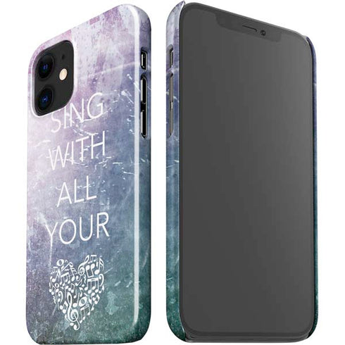 Sing With All Your Heart iPhone 12 Mini Lite Case