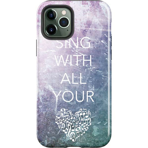 Sing With All Your Heart iPhone 12 Pro Max Impact Case