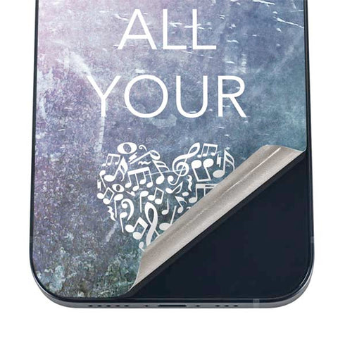 Sing With All Your Heart iPhone 12 Skin
