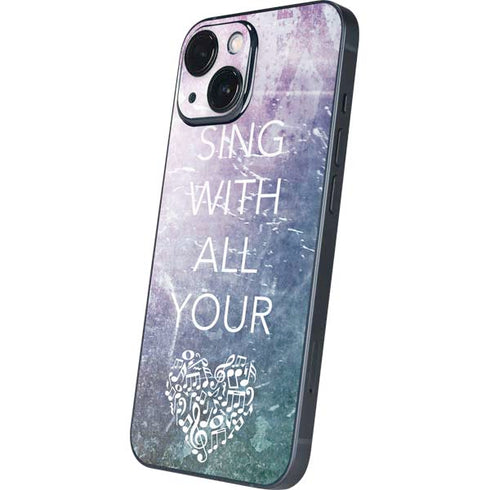 Sing With All Your Heart iPhone 13 Mini Skin