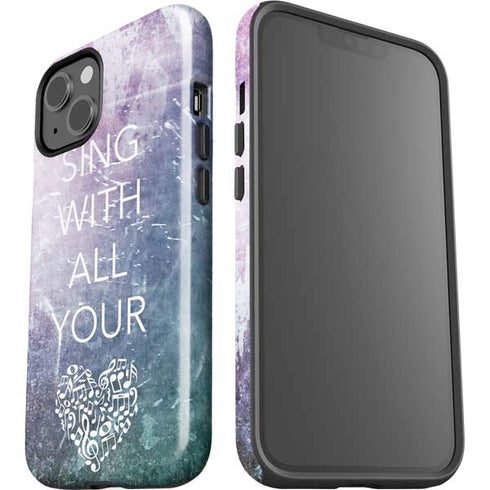 Sing With All Your Heart iPhone 15 Impact Case