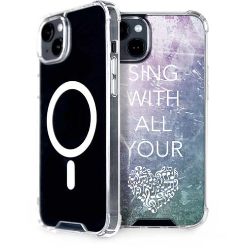 Sing With All Your Heart iPhone 14 Plus MagSafe Case