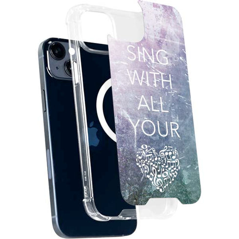 Sing With All Your Heart iPhone 14 Plus MagSafe Case