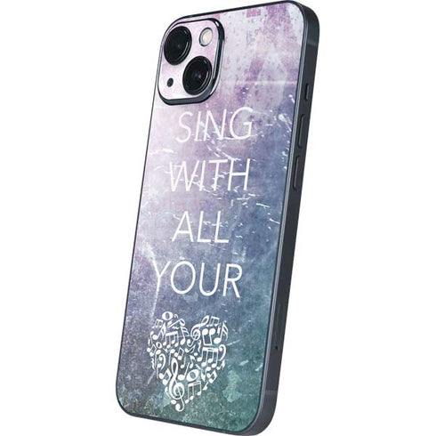 Sing With All Your Heart iPhone 14 Plus Skin