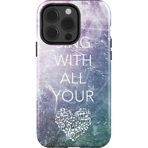 Sing With All Your Heart iPhone 15 Pro Impact Case