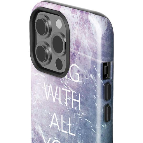 Sing With All Your Heart iPhone 14 Pro Impact Case