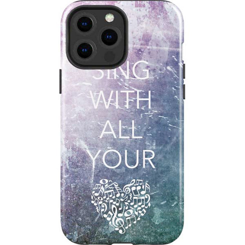 Sing With All Your Heart iPhone 15 Pro Max Impact Case