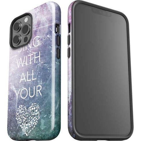 Sing With All Your Heart iPhone 15 Pro Max Impact Case