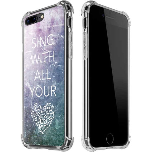 Sing With All Your Heart iPhone 7/8 Plus Clear Case