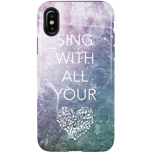 Sing With All Your Heart iPhone X Pro Case